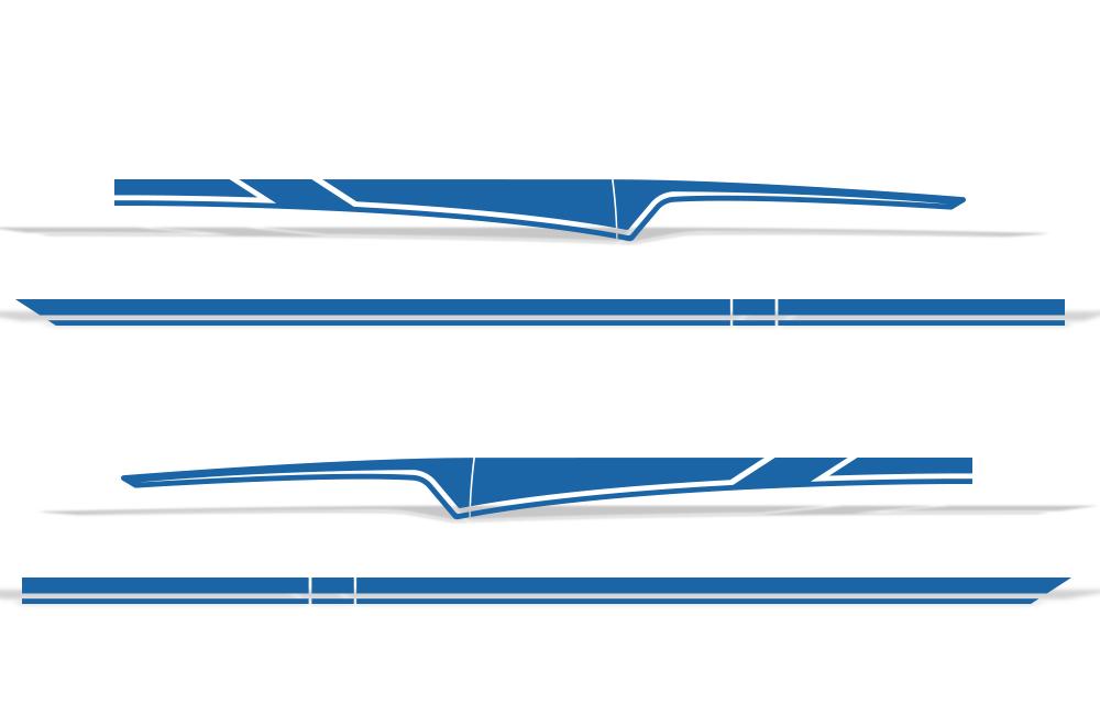 Chevy Silverado Vinyl Stripes Wrap Kit (1999-2007) Side Stripes - RacerX Customs
