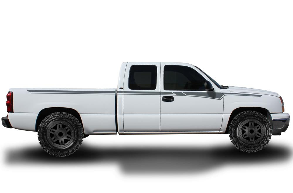 Chevy Silverado Vinyl Stripes Wrap Kit (1999-2007) Side Stripes - RacerX Customs