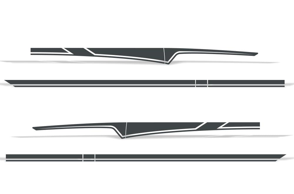 Chevy Silverado Vinyl Stripes Wrap Kit (1999-2007) Side Stripes - RacerX Customs