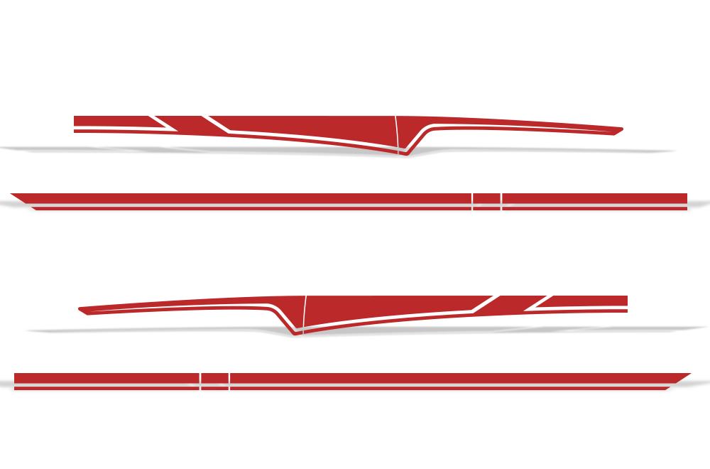 Chevy Silverado Vinyl Stripes Wrap Kit (1999-2007) Side Stripes - RacerX Customs