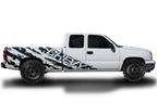 Chevy Silverado Extended Cab Wrap (1999-2007) Vinyl - Chevy-Shred - RacerX Customs