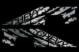 Chevy Silverado Extended Cab Wrap (1999-2007) Vinyl - Chevy-Shred - RacerX Customs