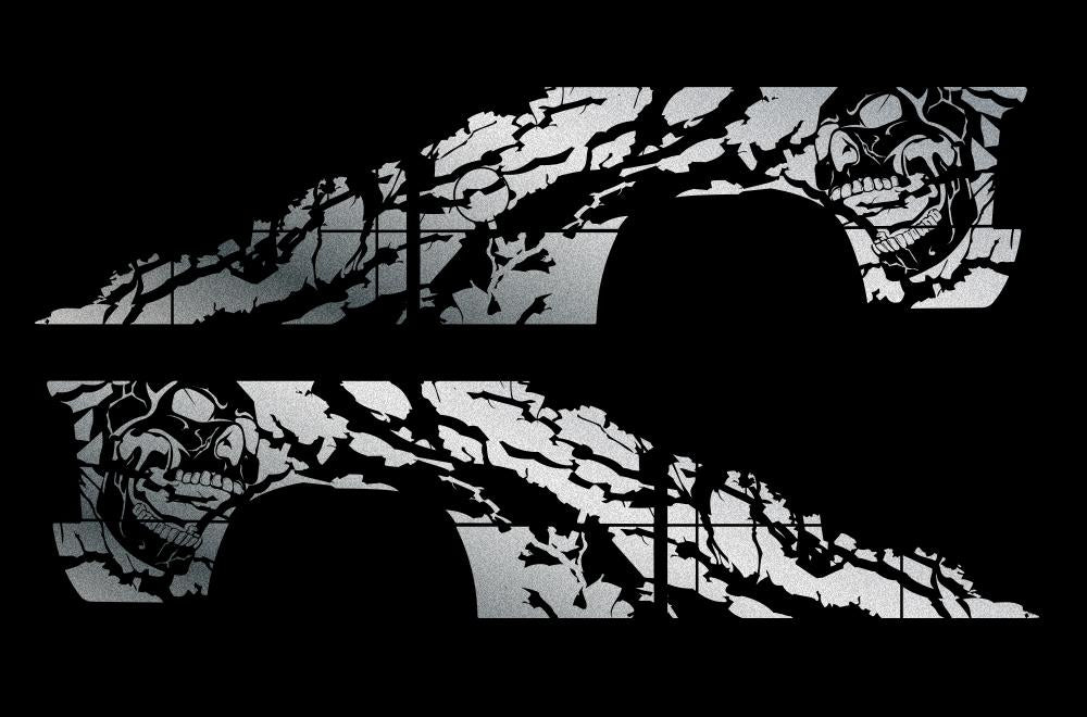 Chevy Silverado Extended Cab Wrap (1999-2007) Vinyl - Nightmare - RacerX Customs