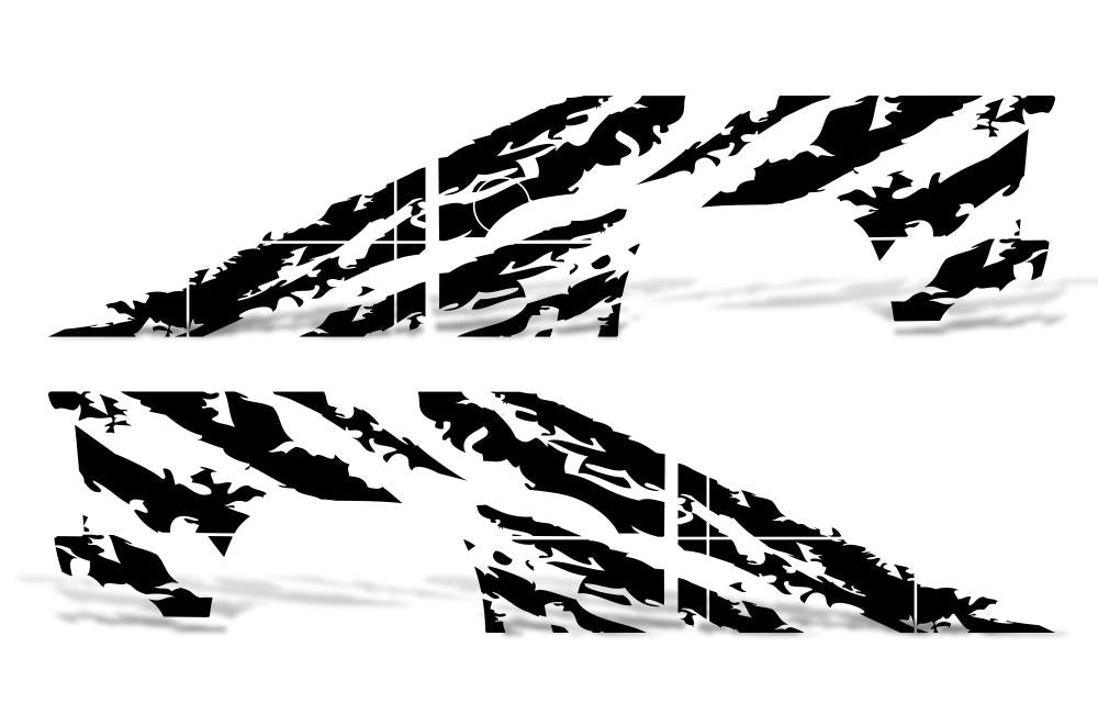 Chevy Silverado Extended-Cab Wrap (1999-2007) Vinyl - Shred - RacerX Customs