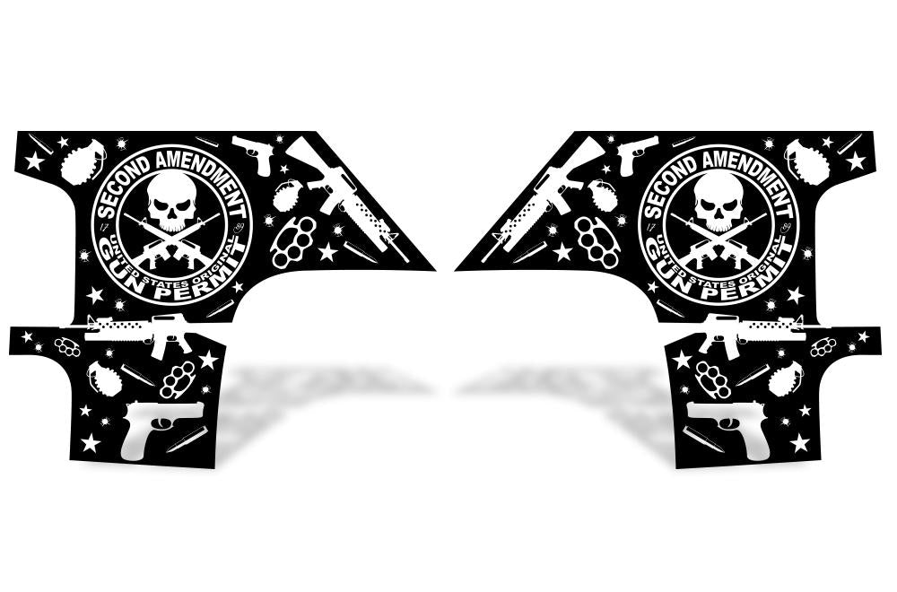 Chevy Silverado Quarter Panel Wrap (2008-2013) 2nd Amendment - RacerX Customs