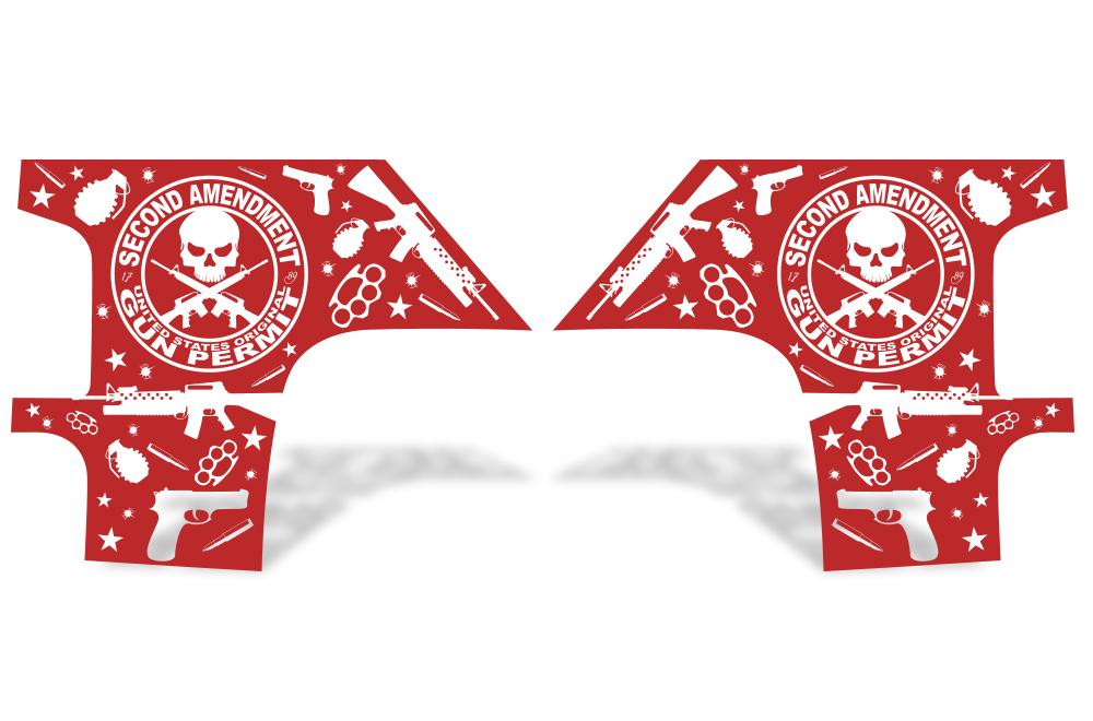 Chevy Silverado Quarter Panel Wrap (2008-2013) 2nd Amendment - RacerX Customs