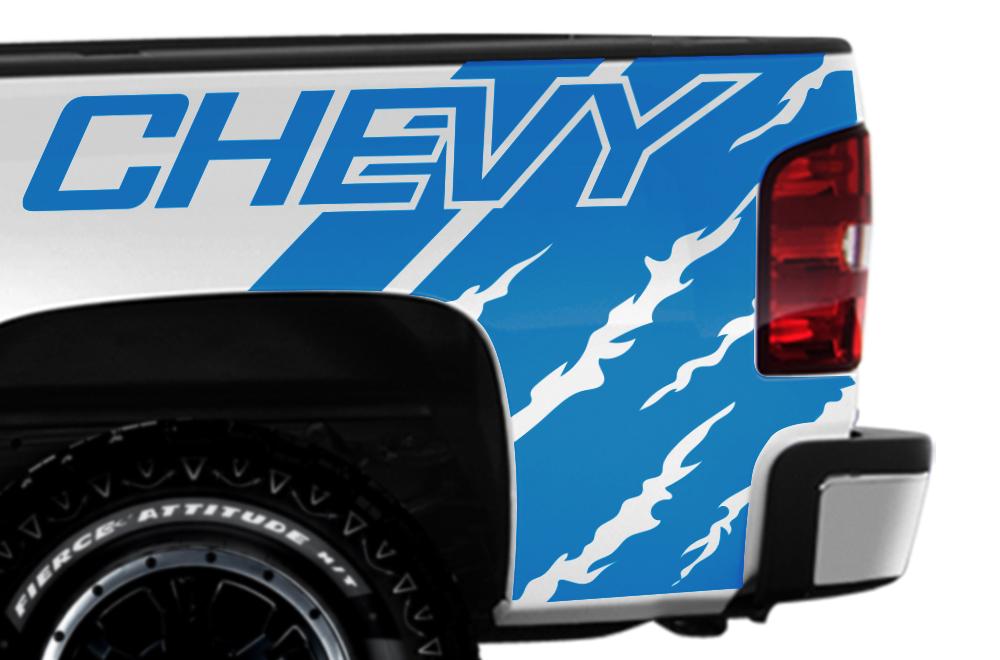 Chevy Silverado Quarter Panel Wrap (2008-2013) CHEVY - RacerX Customs