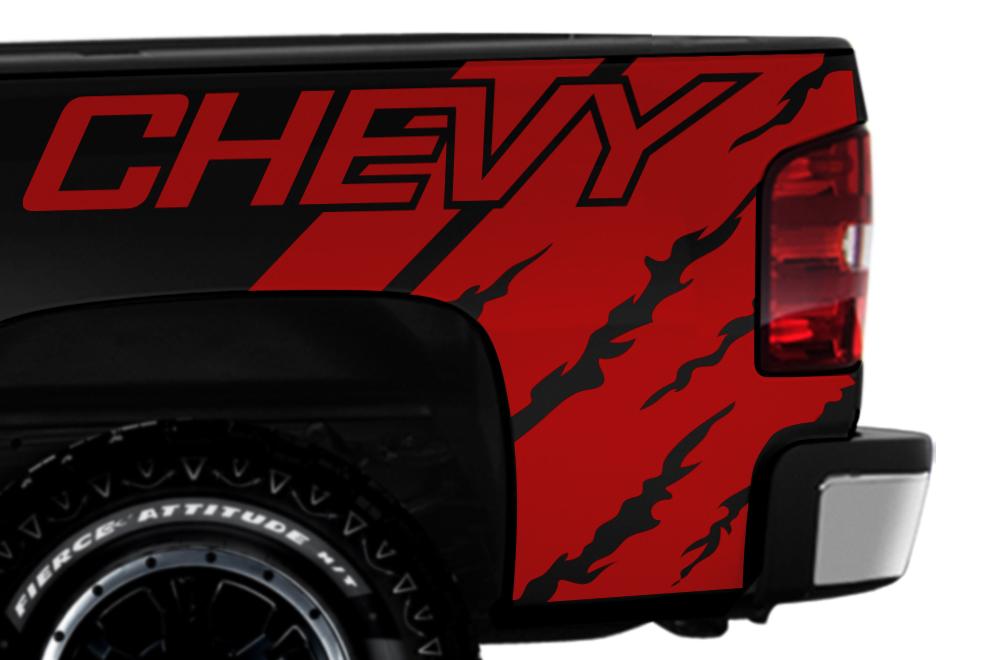 Chevy Silverado Quarter Panel Wrap (2008-2013) CHEVY - RacerX Customs