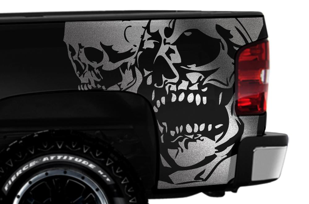 Chevy Silverado Quarter Panel Wrap (2008-2013) Double-Skull - RacerX Customs