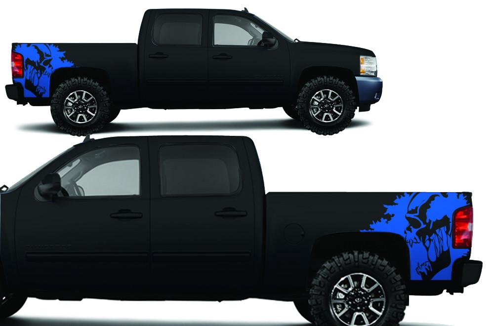 Chevy Silverado Quarter Panel Wrap (2008-2013) Scream - RacerX Customs