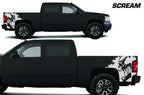 Chevy Silverado Quarter Panel Wrap (2008-2013) Scream - RacerX Customs