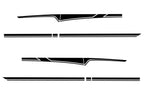 Chevy Silverado Vinyl Stripes Wrap Kit (2008-2013) Side Stripes - RacerX Customs