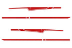 Chevy Silverado Vinyl Stripes Wrap Kit (2008-2013) Side Stripes - RacerX Customs