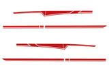 Chevy Silverado Vinyl Stripes Wrap Kit (2008-2013) Side Stripes - RacerX Customs