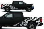 Chevy Silverado Extended-Cab Wrap (2008-2013) Vinyl - DirtyMax - RacerX Customs