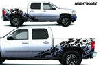 Chevy Silverado Extended Cab Wrap (2008-2013) Vinyl - Nightmare - RacerX Customs