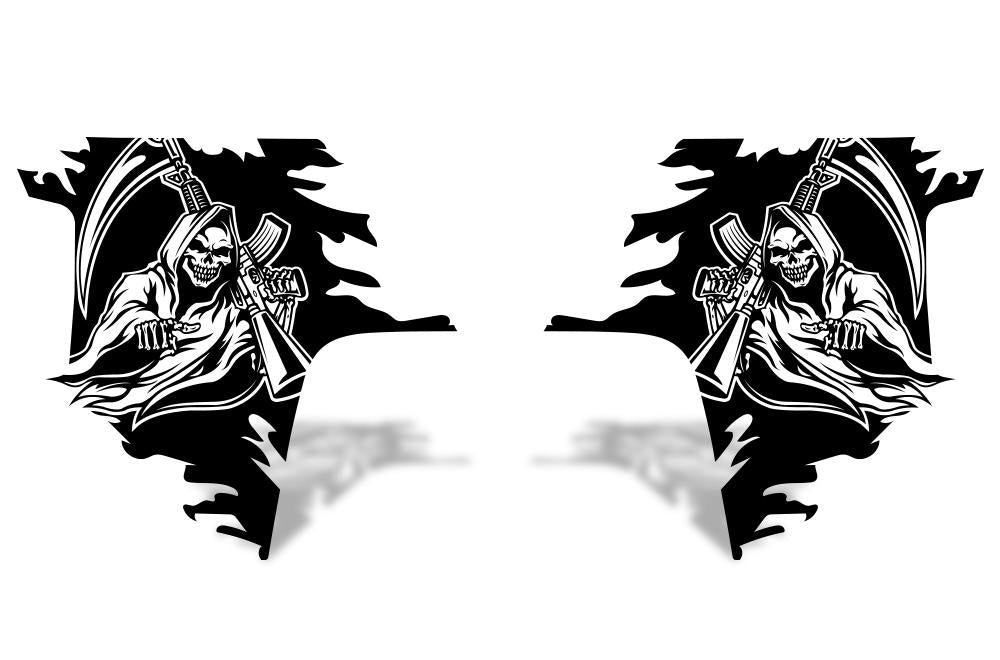 Chevy Silverado Quarter Panel Wrap (2014-2017) Reaper - RacerX Customs