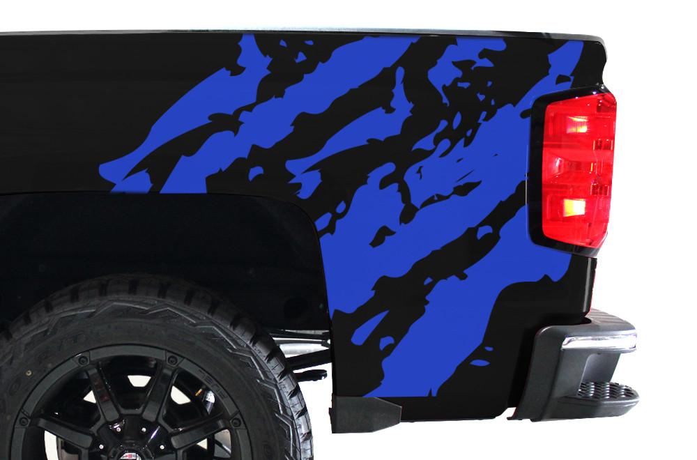 Chevy Silverado Quarter Panel Wrap (2014-2017) Ripped - RacerX Customs