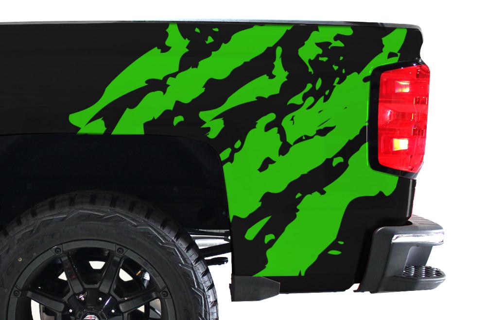 Chevy Silverado Quarter Panel Wrap (2014-2017) Ripped - RacerX Customs