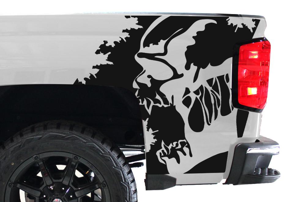 Chevy Silverado Quarter Panel Wrap (2014-2017) Scream - RacerX Customs