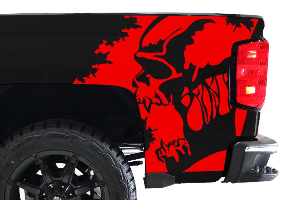 Chevy Silverado Quarter Panel Wrap (2014-2017) Scream - RacerX Customs
