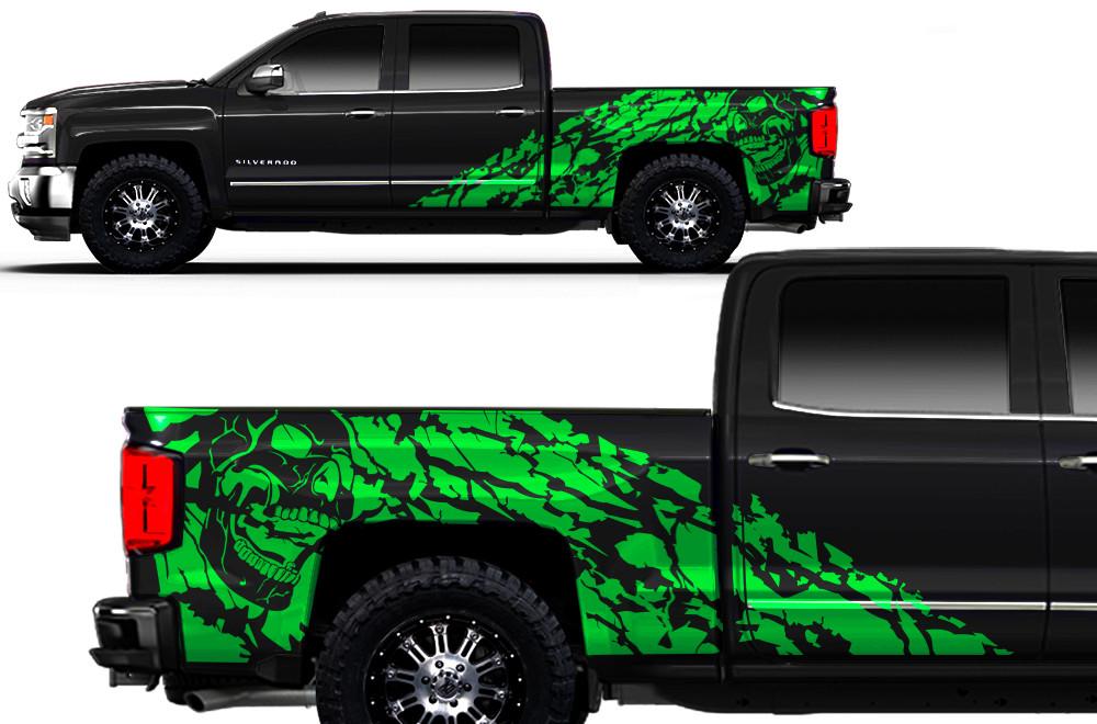 Chevy Silverado Custom Wrap (2014-2017) Vinyl - Nightmare - RacerX Customs