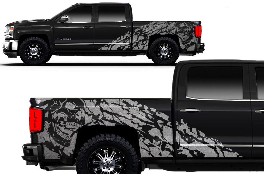 Chevy Silverado Custom Wrap (2014-2017) Vinyl - Nightmare - RacerX Customs