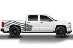 Chevy Silverado Custom Wrap (2014-2017) Vinyl - American Flag - RacerX Customs