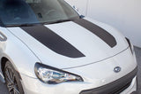 Subaru BRZ Vinyl Stripes Wrap Kit (2013-2014) Hood Stripes - RacerX Customs