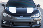 Subaru BRZ Vinyl Stripes Wrap Kit (2013-2014) Hood Stripes - RacerX Customs