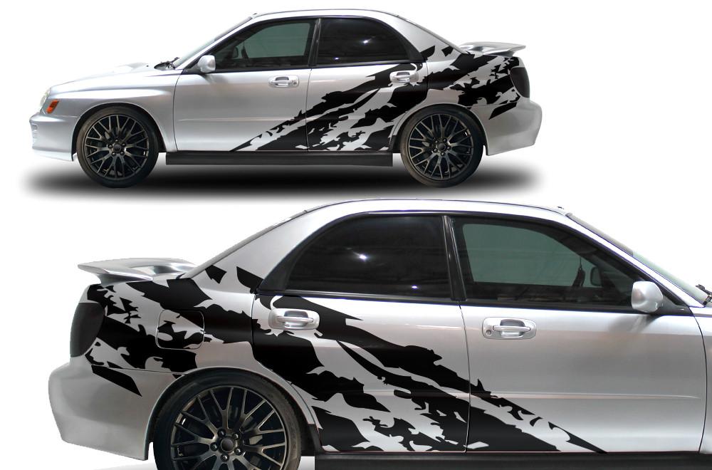 Subaru WRX Vinyl Wrap Kit (2002-2007) Shred - RacerX Customs