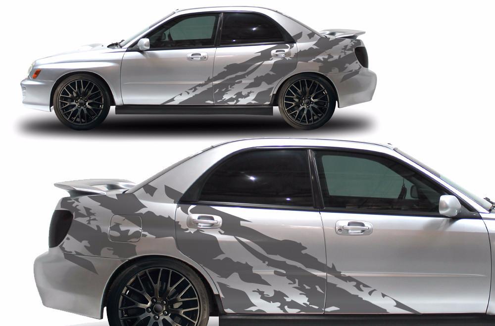 Subaru WRX Vinyl Wrap Kit (2002-2007) Shred - RacerX Customs