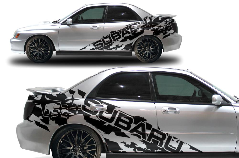 Subaru WRX Side Graphics – RacerX Customs