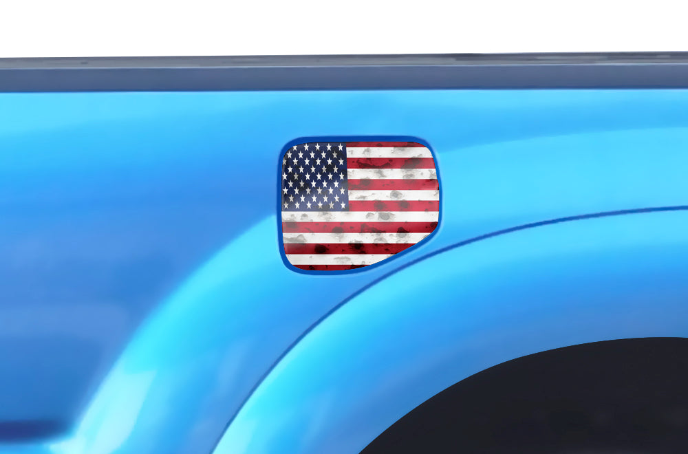 Toyota Tacoma Fuel Door Decal ('05-'15) SHORT BED - RacerX Customs | Auto Graphics, Truck Grilles and Accessories