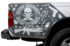 Toyota Tacoma Quarter Panel Vinyl Wrap (1995-2004) 2nd Amendment - RacerX Customs