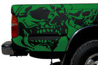 Toyota Tacoma Quarter Panel Vinyl Wrap (1995-2004) Double-Skull - RacerX Customs