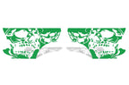 Toyota Tacoma Quarter Panel Vinyl Wrap (1995-2004) Double-Skull - RacerX Customs