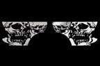 Toyota Tacoma Quarter Panel Vinyl Wrap (1995-2004) Double-Skull - RacerX Customs