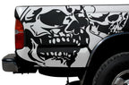 Toyota Tacoma Quarter Panel Vinyl Wrap (1995-2004) Double-Skull - RacerX Customs