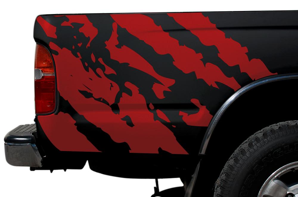 Toyota Tacoma Quarter Panel Vinyl Wrap Kit (1995-2004) Ripped - RacerX Customs