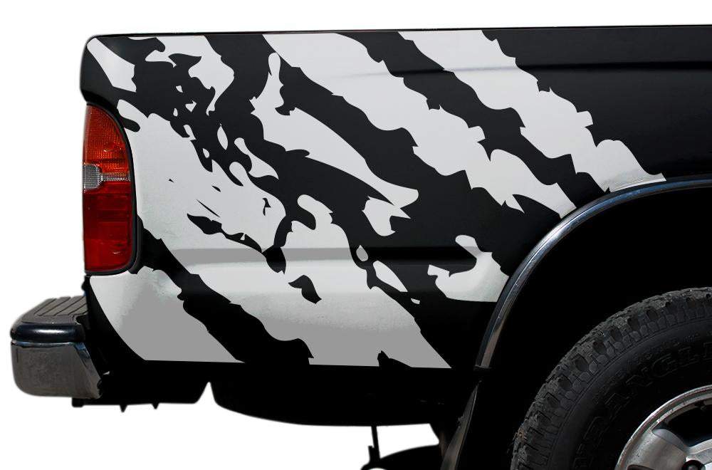 Toyota Tacoma Quarter Panel Vinyl Wrap Kit (1995-2004) Ripped - RacerX Customs