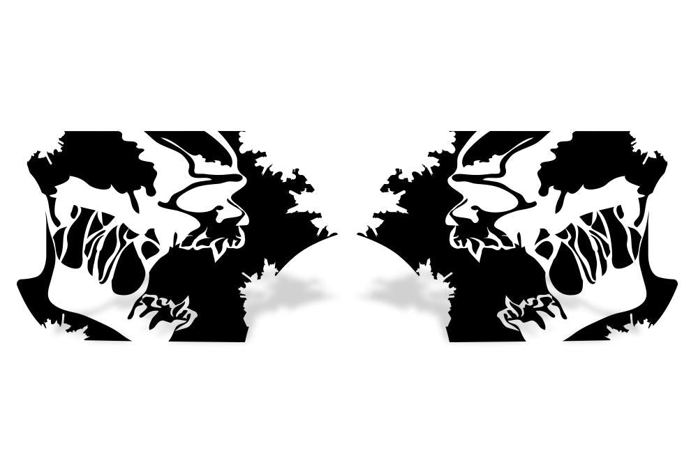 Toyota Tacoma Quarter Panel Vinyl Wrap (1995-2004) Scream - RacerX Customs