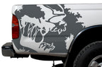 Toyota Tacoma Quarter Panel Vinyl Wrap (1995-2004) Scream - RacerX Customs