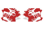 Toyota Tacoma Quarter Panel Vinyl Wrap (1995-2004) Scream - RacerX Customs