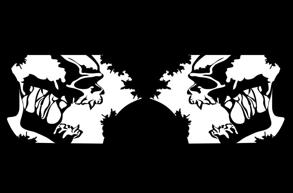 Toyota Tacoma Quarter Panel Vinyl Wrap (1995-2004) Scream - RacerX Customs