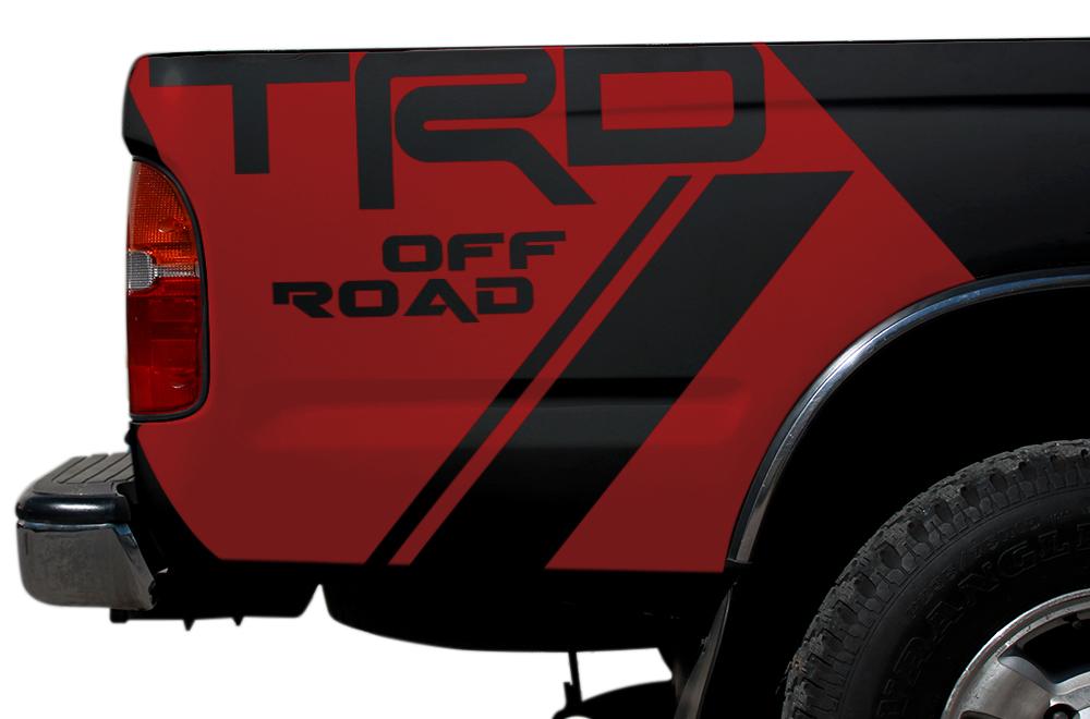 Toyota Tacoma Quarter Panel Vinyl Wrap (1995-2004) TRD-OFFROAD - RacerX Customs