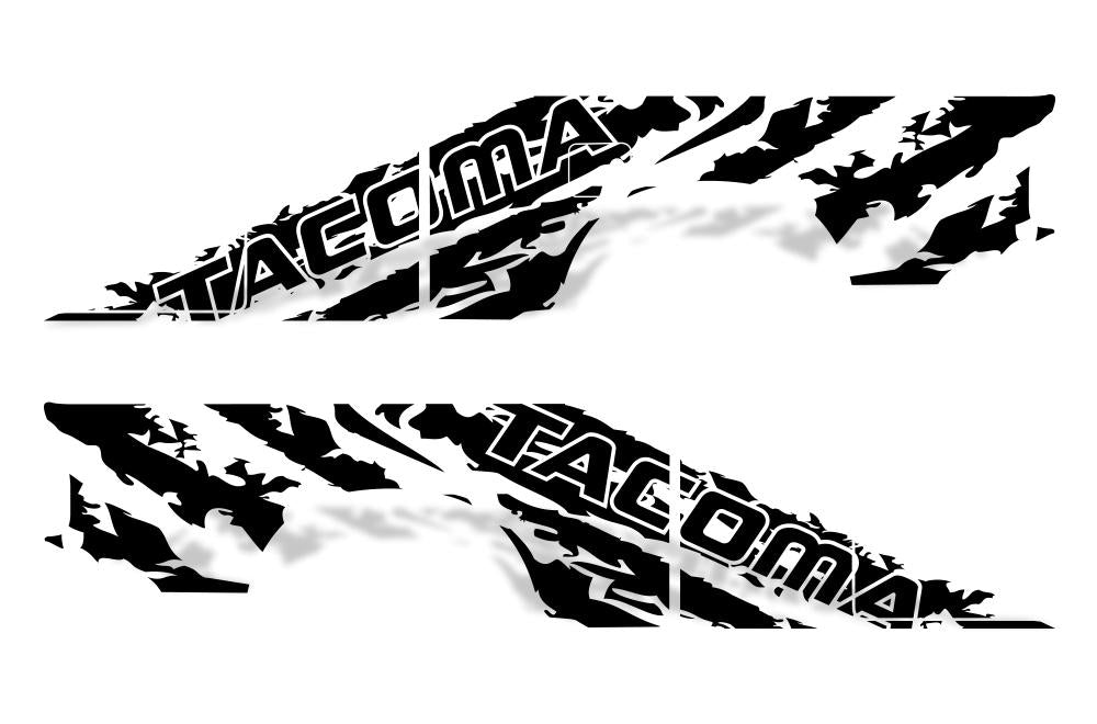 Toyota Tacoma Ex-Cab Wrap Kit - Viny (1995-2004) TACOMA-Shred - RacerX Customs