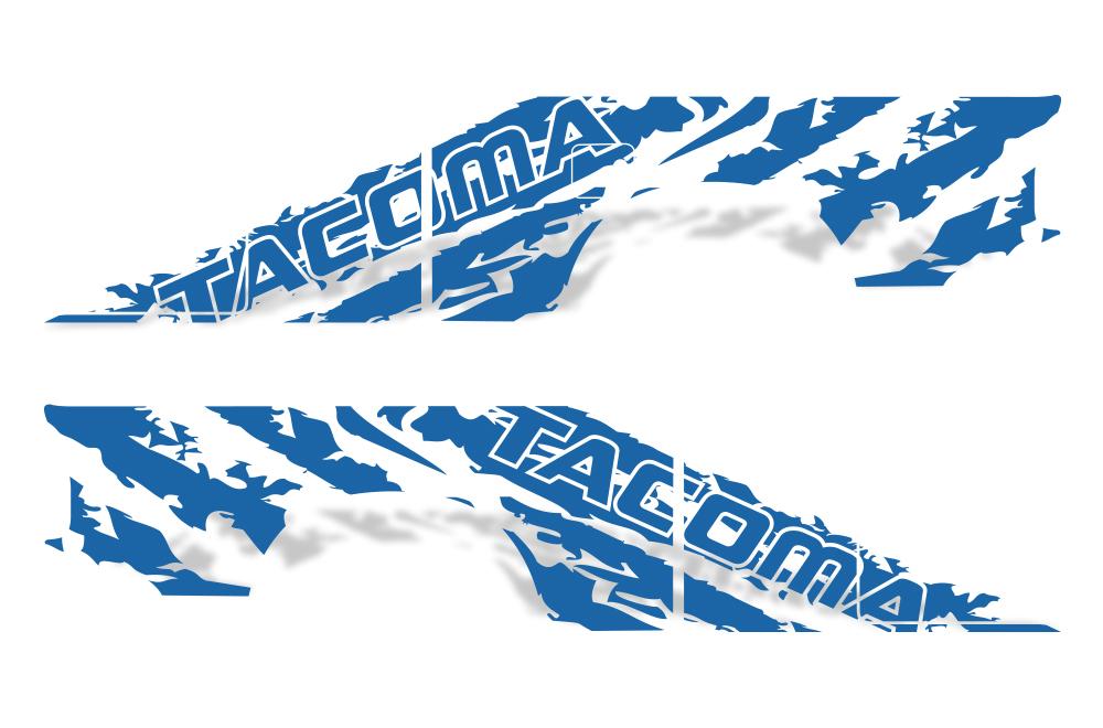 Toyota Tacoma Ex-Cab Wrap Kit - Viny (1995-2004) TACOMA-Shred - RacerX Customs