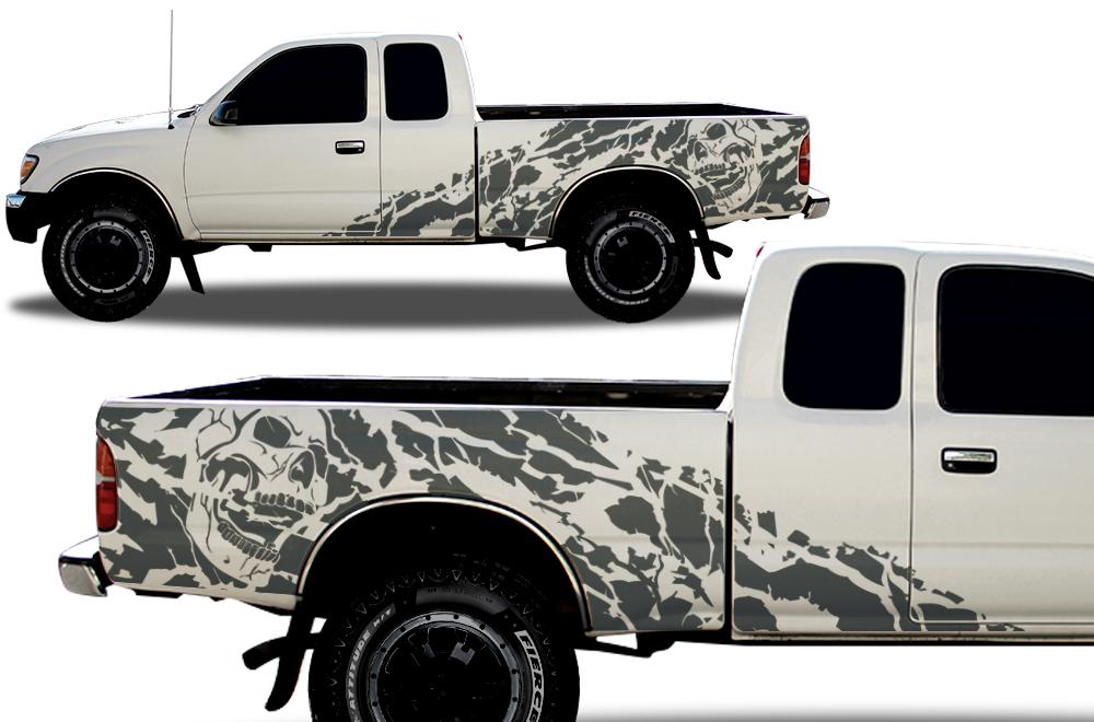 Toyota Tacoma Ex-Cab Wrap Kit - Vinyl (1995-2004) Nightmare - RacerX Customs