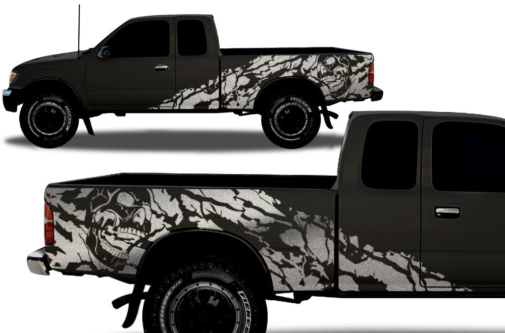 Toyota Tacoma Ex-Cab Wrap Kit - Vinyl (1995-2004) Nightmare - RacerX Customs